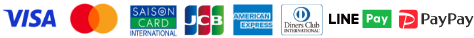 VISA,Master,Saison,JCB,AMEX,Diners,LINE Pay,PayPay